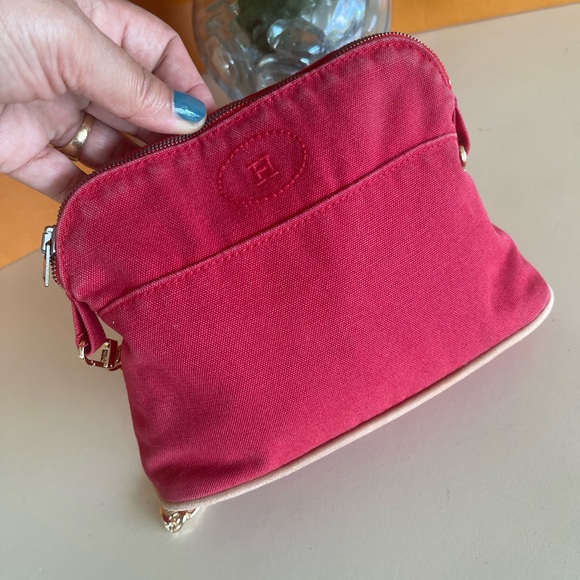 Authentic hermes make up pouch bag - Picture 14 of 15